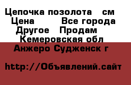 Цепочка позолота 50см › Цена ­ 50 - Все города Другое » Продам   . Кемеровская обл.,Анжеро-Судженск г.